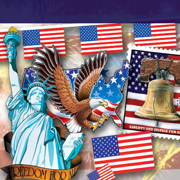 4th of July Decorations & Independence Day Party Supplies