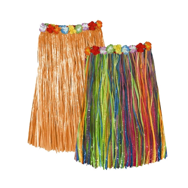 Child Artificial Grass Hula Skirts (Select Color) - PartyCheap
