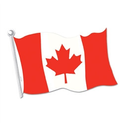 Canadian Flag Cutout - Partycheap