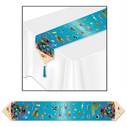 Printed Under The Sea Table Runner - PartyCheap