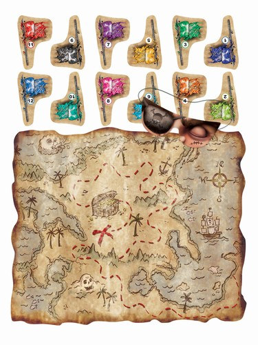 Pirate Treasure Map Party Game - PartyCheap