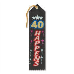 40 happens ribbon